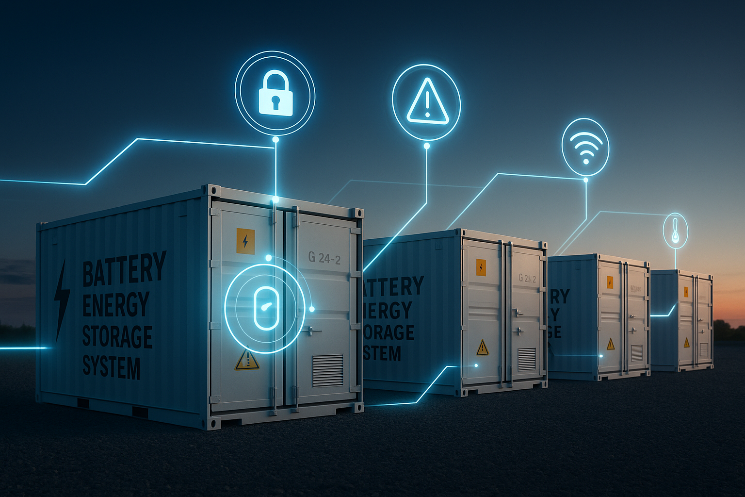 Bloodhound Tracking Device secures battery storage systems with real-time monitoring and environmental protection.